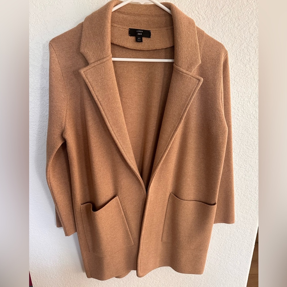 JCrew sweater blazer